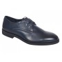 Pantofi Derby bărbați bleumarin din piele naturală cu perforații ROME177BL